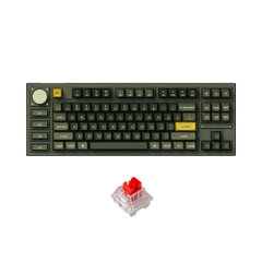 Bàn phím cơ không dây TKL Keychron Q3 Pro Olive Green SE RGB Knob Hotswap (Keychron K Pro Sw)