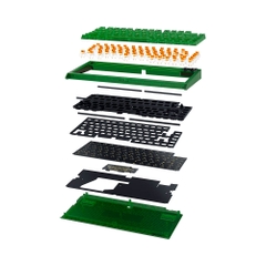 Bàn phím cơ Razer BlackWidow V4 75% Phantom Green Edition RGB Hotswap Razer Switch Orange RZ03-05003300-R3M1