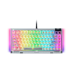 Bàn phím cơ Razer BlackWidow V4 75% Phantom White Edition RGB Hotswap Razer Switch Orange RZ03-05003500-R3M1
