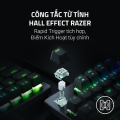 Bàn phím cơ Razer Huntsman V3 HE Magnetic Mini 65% 8KHz RZ03-05930100-R3M1