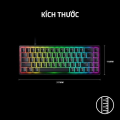 Bàn phím cơ Razer Huntsman V3 HE Magnetic Mini 65% 8KHz RZ03-05930100-R3M1