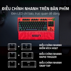 Bàn phím cơ Razer Huntsman V3 Pro Tenkeyless 8kHz Sentinels Edition Analog Optical RZ03-05521700-R3M