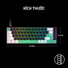 Bàn phím cơ Razer Reclusa X Mini 65% RZ03-05980100-R3M1
