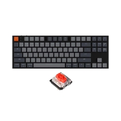 Bàn phím cơ TKL không dây Keychron K1V5 White Led Gateron Switch Low Profile Red / Blue / Brown