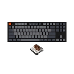 Bàn phím cơ TKL không dây Keychron K1V5 White Led Gateron Switch Low Profile Red / Blue / Brown