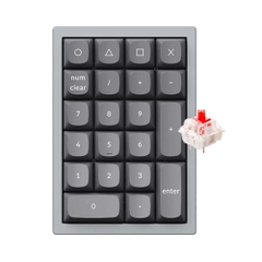 Bàn phím số Keychron Number Pad Q0 HotSwap Led RGB Gateron G Pro Red Switch