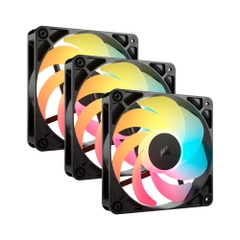 Bộ ba Fan Case Corsair RS120-R ARGB Black CO-9050196-WW (Fan Ngược)
