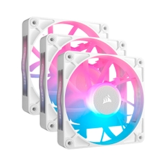 Bộ ba Fan Case Corsair iCUE LINK RX120 RGB 120mm PWM White CO-9051022-WW