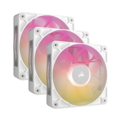 Bộ ba Fan Case Corsair iCUE LINK RX120 RGB MAX 120mm PWM White CO-9051038-WW