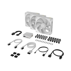 Bộ ba Fan Case Corsair iCUE LINK RX120 RGB MAX 120mm PWM White CO-9051038-WW