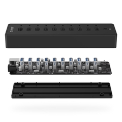 Bộ chia USB 10 cổng USB 3.0 Orico P10-U3-V1
