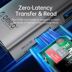 Bộ chia USB Type-C ra 10 cổng Orico PW11-10P-GY