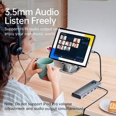 Bộ chia USB Type-C ra 10 cổng Orico PW11-10P-GY