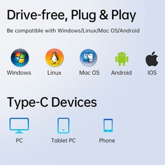 Bộ chia USB Type-C ra 10 cổng Orico PW11-10P-GY