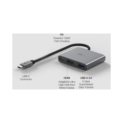 Bộ chia USB Type-C ra 3 cổng TP-Link UH3020C