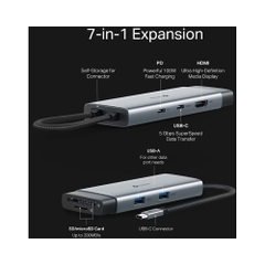 Bộ chia USB Type-C ra 7 cổng TP-Link UH7020C