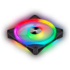 Bộ hai Fan Case Corsair QL140 RGB 140mm Black with Lighting Node CORE CO-9050100-WW