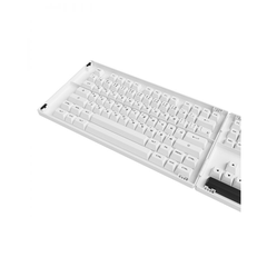 Bộ Keycap Akko Black on White PBT Double-Shot ASA Profile