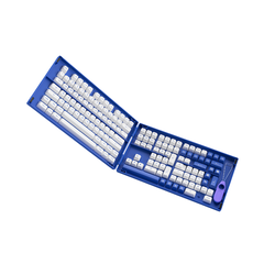 Bộ Keycap Akko Blue on White PBT Double-Shot ASA Profile