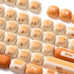 Bộ Keycap Akko Bun Wonderland PBT Dyesub MOG Profile