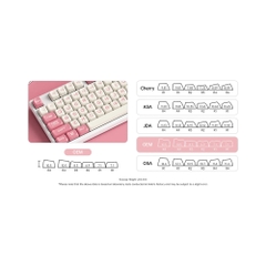 Bộ Keycap Akko Dim Sum Bear PBT Dyesub OEM Profile
