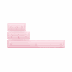 Bộ Keycap Akko Pink PC ASA-Clear Profile