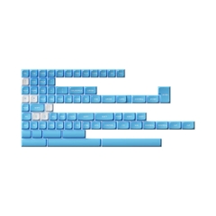 Bộ Keycap Akko UNC Blue PBT Double-Shot MDA Profile
