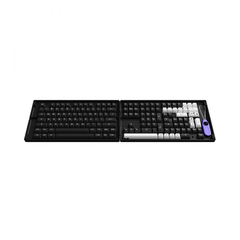 Bộ Keycap Akko White on Black PBT Double-Shot ASA Profile