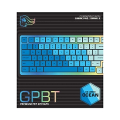 Bộ Keycap Glorious GPBT Caribbean Ocean PBT Dye-sub Cherry Profile