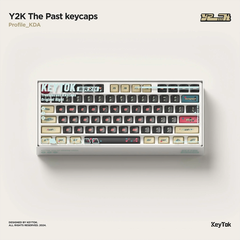 Bộ Keycap Nuphy KeyTok Y2K The Past Edition PBT Dyesub KDA Profile