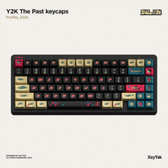 Bộ Keycap Nuphy KeyTok Y2K The Past Edition PBT Dyesub KDA Profile