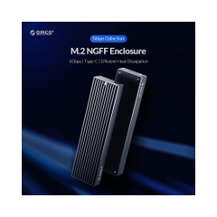 Box di động SSD M.2 NGFF SATA III 5Gbps Orico M2PF-C3-BK Aluminum