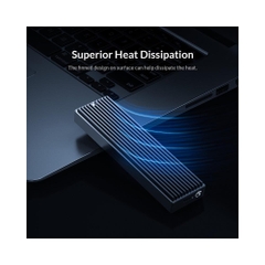 Box di động SSD M.2 NGFF SATA III 5Gbps Orico M2PF-C3-BK Aluminum
