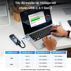 Box di động SSD M.2 NVMe 10Gbps ACASIS EC-6608AIR