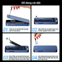 Box di động SSD M.2 NVMe 10Gbps ACASIS EC-6608AIR