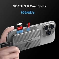 Box di động SSD M.2 NVMe 6 in 1 ra HDMI - USBtypeC - USB 3.2 - CardReader - ACASIS Magnetic EC-1401