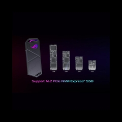 Box di động SSD M.2 NVMe 10Gbps Asus ROG Strix Arion Lite ESD-S1CL/BLK/G/AS//
