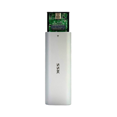 Box di động SSD M.2 PCIe NVMe to USB 3.1 Gen2 SSK HE-C327 Aluminum