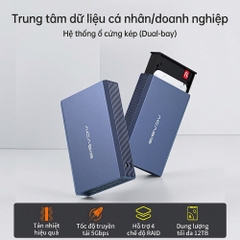 Box ổ cứng 2.5 Inch 5Gbps ACASIS Dual Bay EC-7252