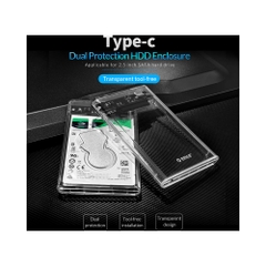 Box ổ cứng 2.5 inch 5Gbps Orico Transparent 2139C3-CR-EP