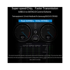Box ổ cứng 2.5-inch 5Gbps Orico Transparent 2139U3-CR