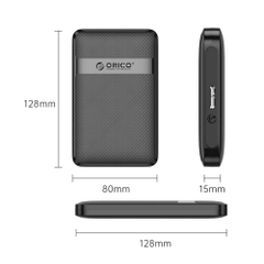 Box ổ cứng 2.5-inch 5Gbps Orico 2577U3-V1-BK