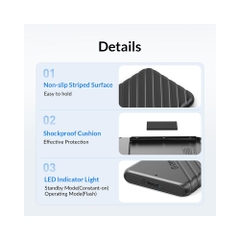 Box ổ cứng 2.5-inch 5Gbps Orico 25PW1-U3-BK