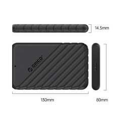 Box ổ cứng 2.5-inch 5Gbps Orico 25PW1-U3-BK