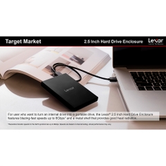 Box ổ cứng 2.5-inch 6Gbps Lexar E100