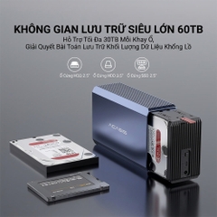 Box ổ cứng 3.5 Inch 5Gbps ACASIS Dual Bay EC-7352
