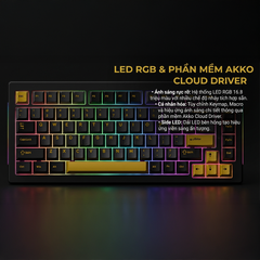 Bàn phím cơ AKKO 5075 V3 Multi Mode RGB Hotswap (AKKO Sw)