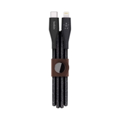 Cáp Belkin BoostCharge MFi USB-C to Lightning 30W 1.2M Vỏ Dù Duratex Plus