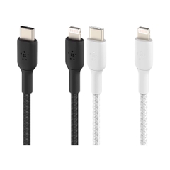 Cáp Belkin BoostCharge MFi USB-C to Lightning 30W 2M Vỏ Dù