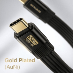 Cáp móc khóa USB4 V2 METALINK 200mm PD 240W 80Gbps MTC8-20